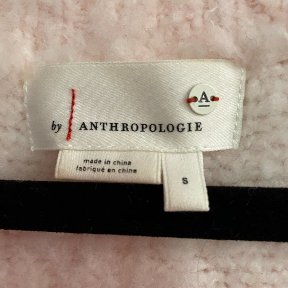 Anthropologie Sweater Rainbow Stripe Plush - Picture 4 of 8